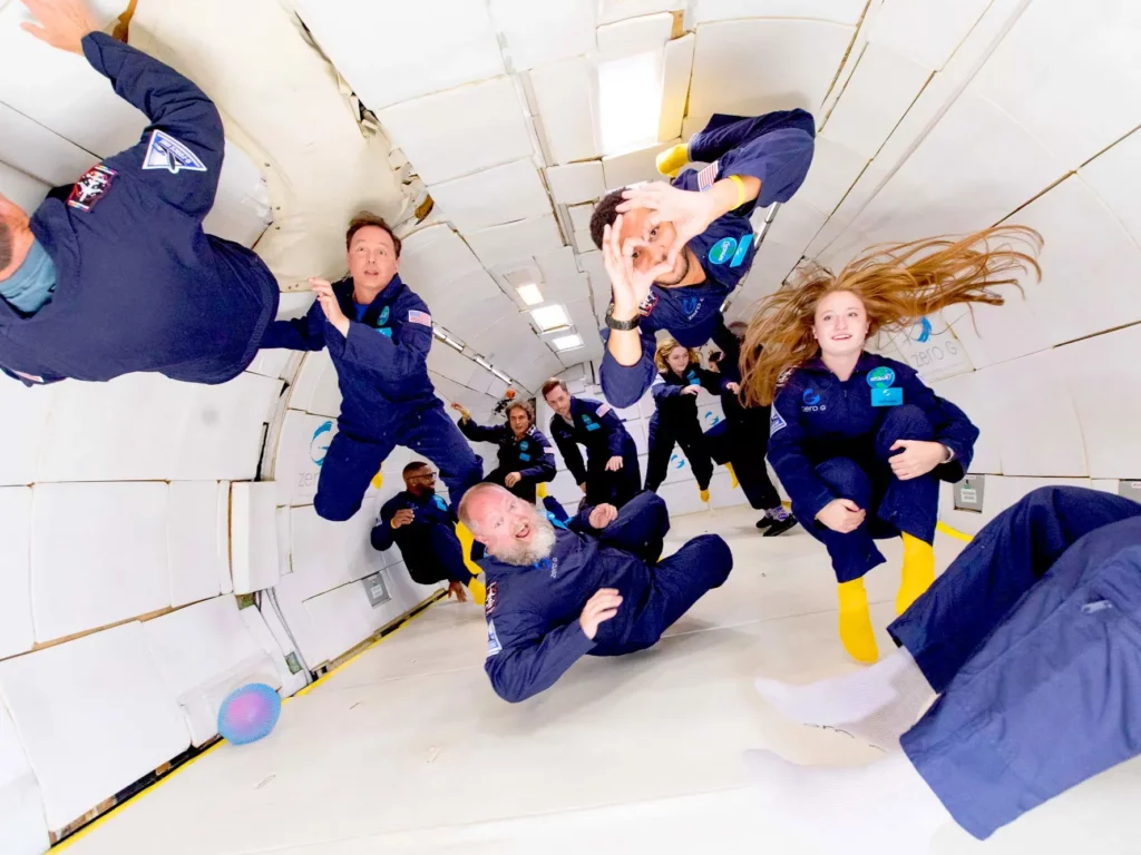 Stav beztíže v letu Zero-G