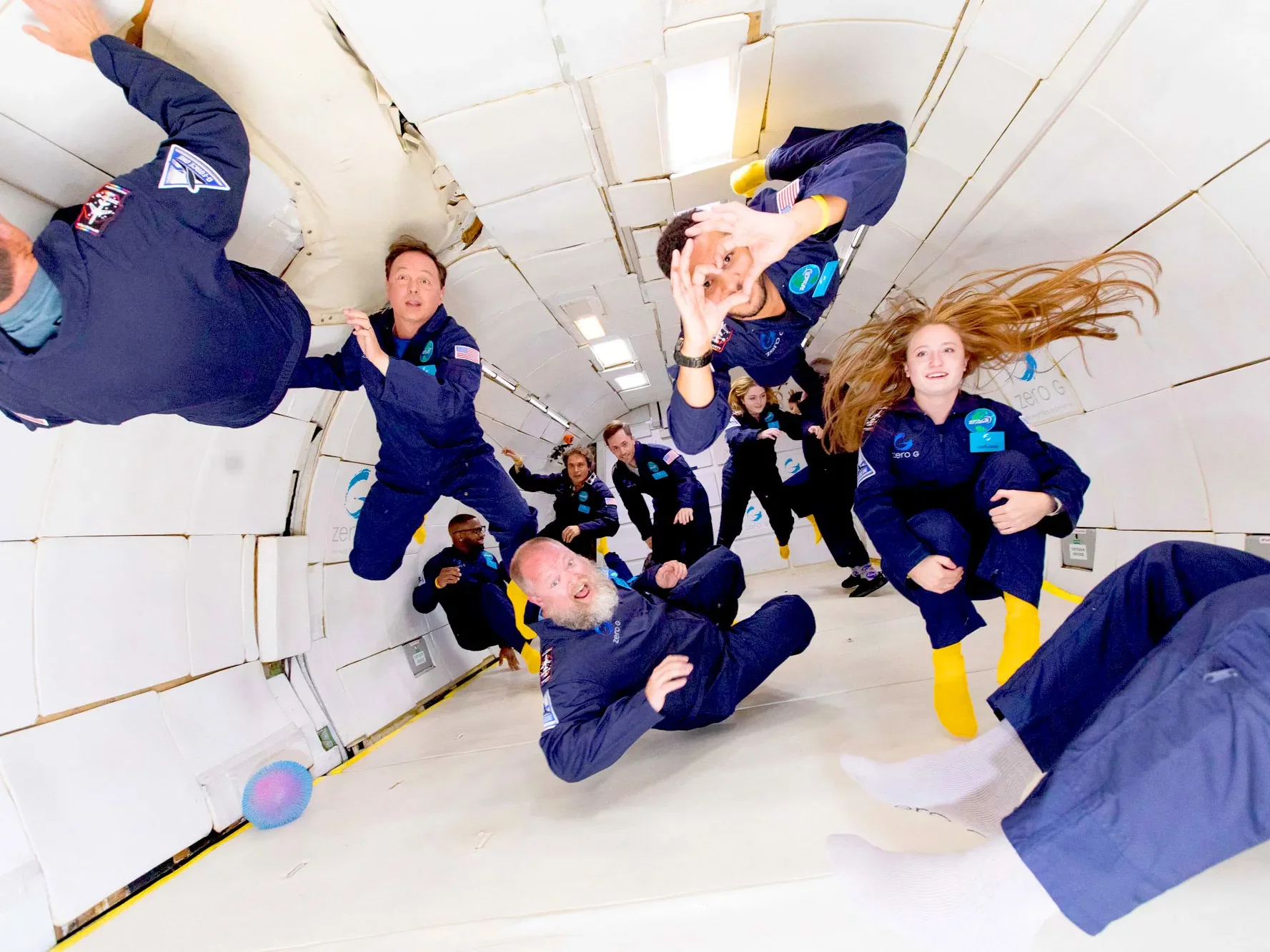 Stav beztíže v letu Zero-G