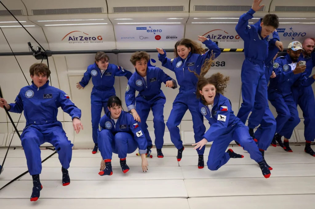 Stav beztíže při Zero-G letu