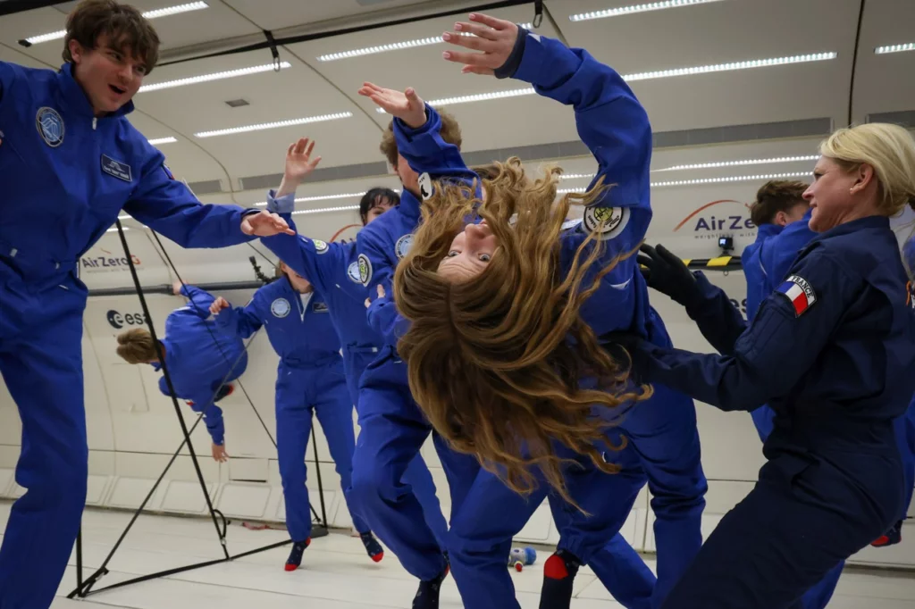 Stav beztíže při Zero-G letu