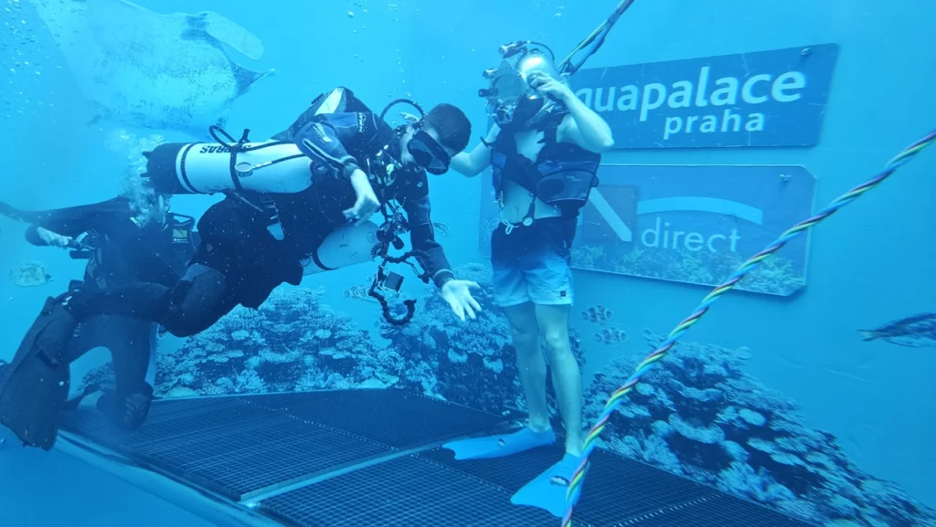 Nácvik scuba divingu