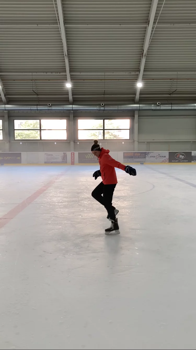 Anna Krebsová na ledě