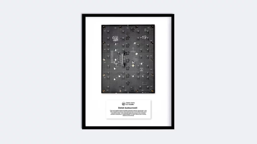 LED panel z nové kopule planetária