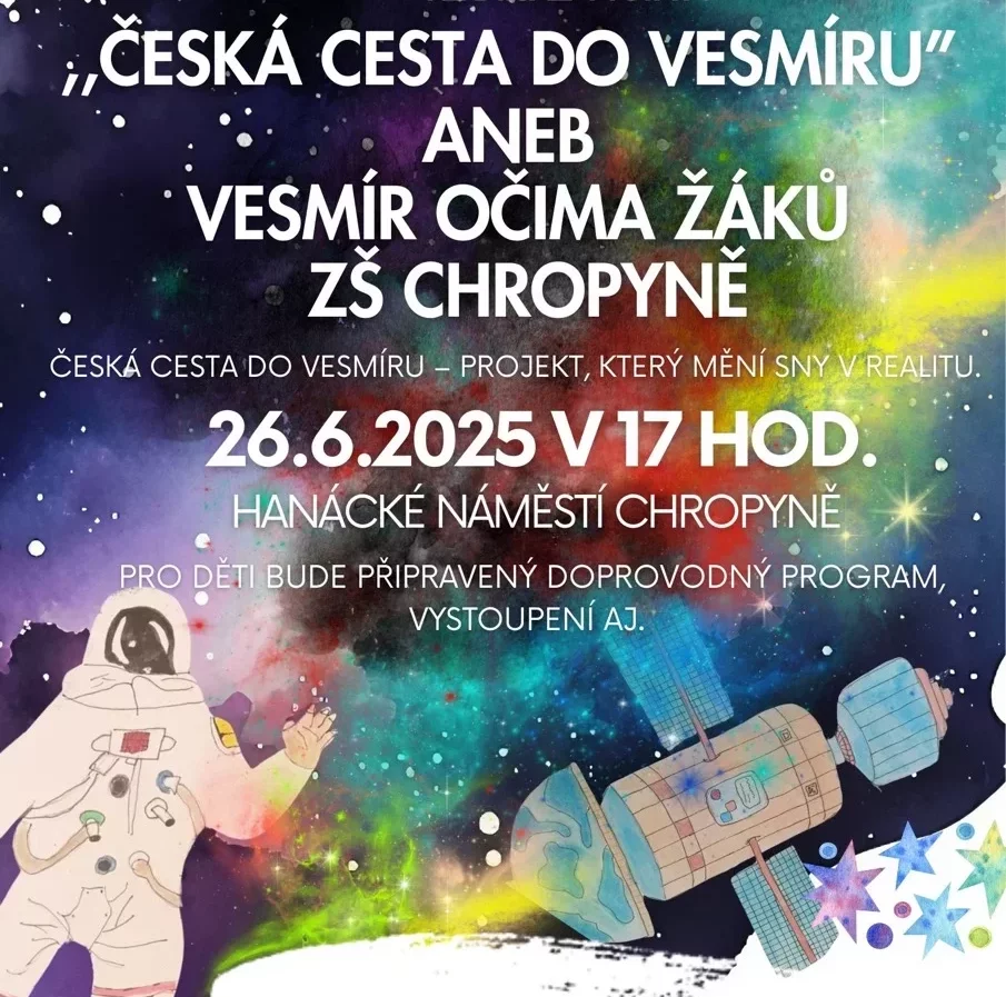 Vesmír očima dětí: vesmírná vernisáž plná fantazie