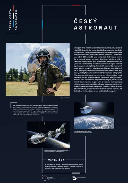 ScreenshotVýstava „Česká cesta do vesmíru“