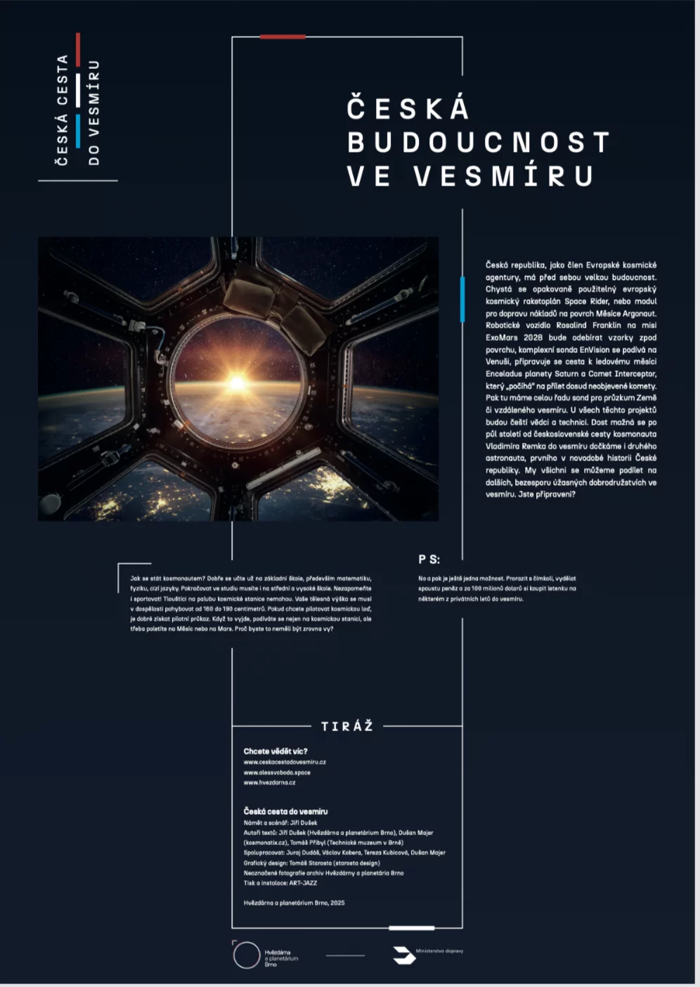 ScreenshotVýstava „Česká cesta do vesmíru“