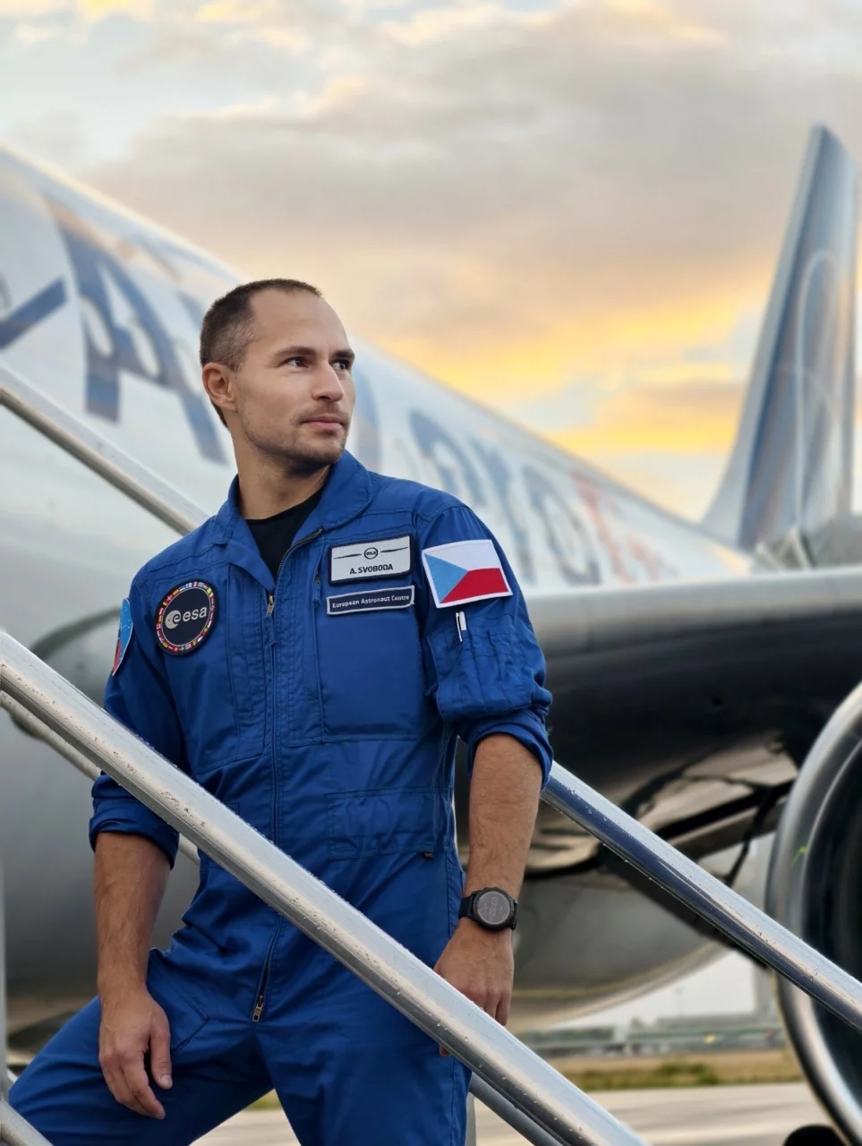 Aleš Svoboda ve stavu beztíže: druhý týden výcviku na parabolických letech v Bordeaux