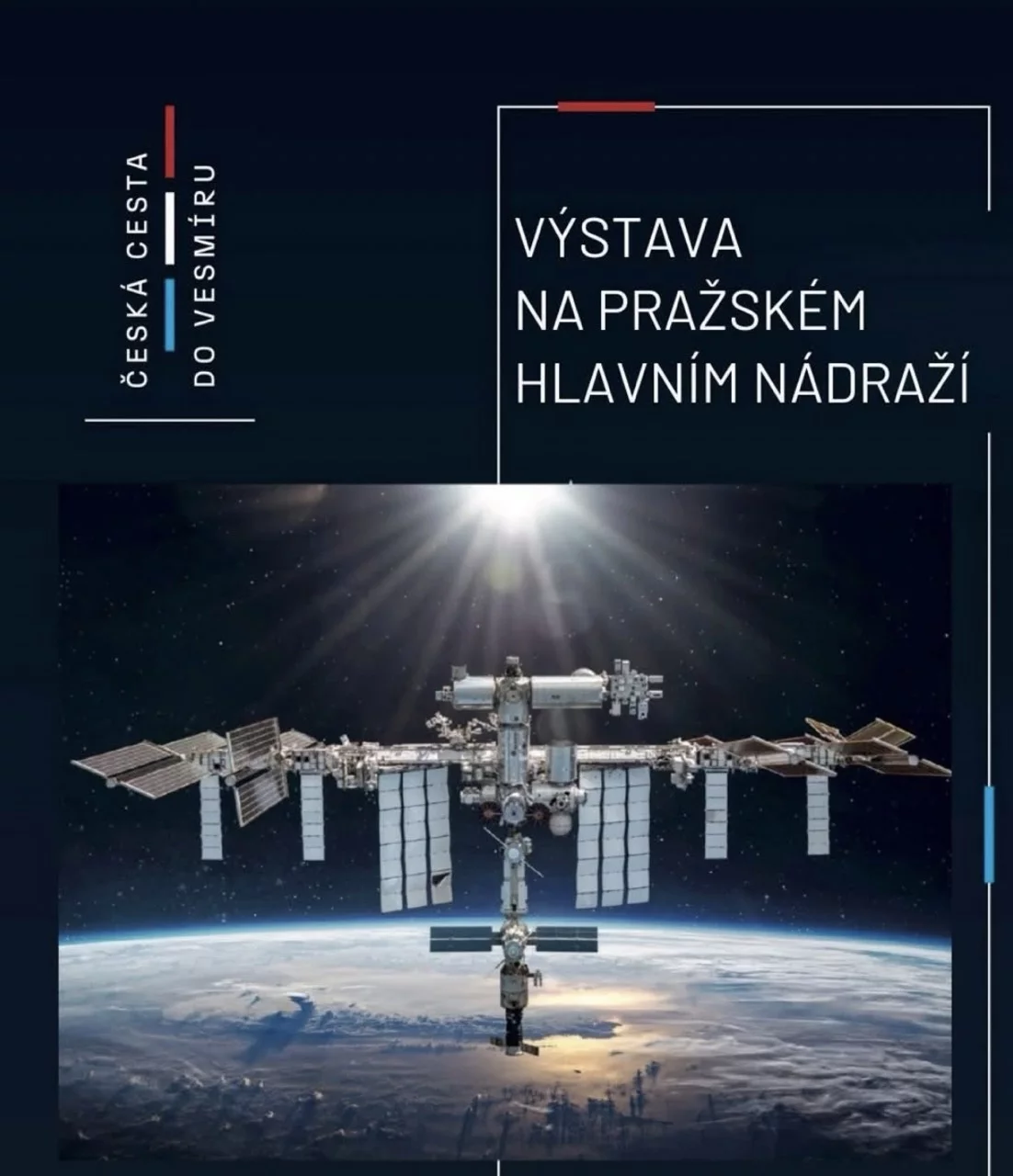 Výstava o českých kosmických ambicích dorazila na pražské hlavní nádraží. Příští stanice? Vesmír!