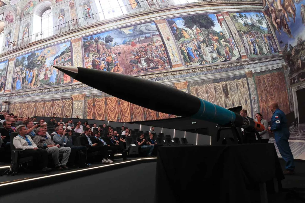 Křest rakety Andromeda: Flyout 2025