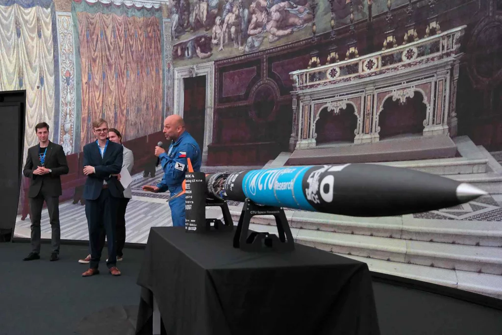 Křest rakety Andromeda: Flyout 2025