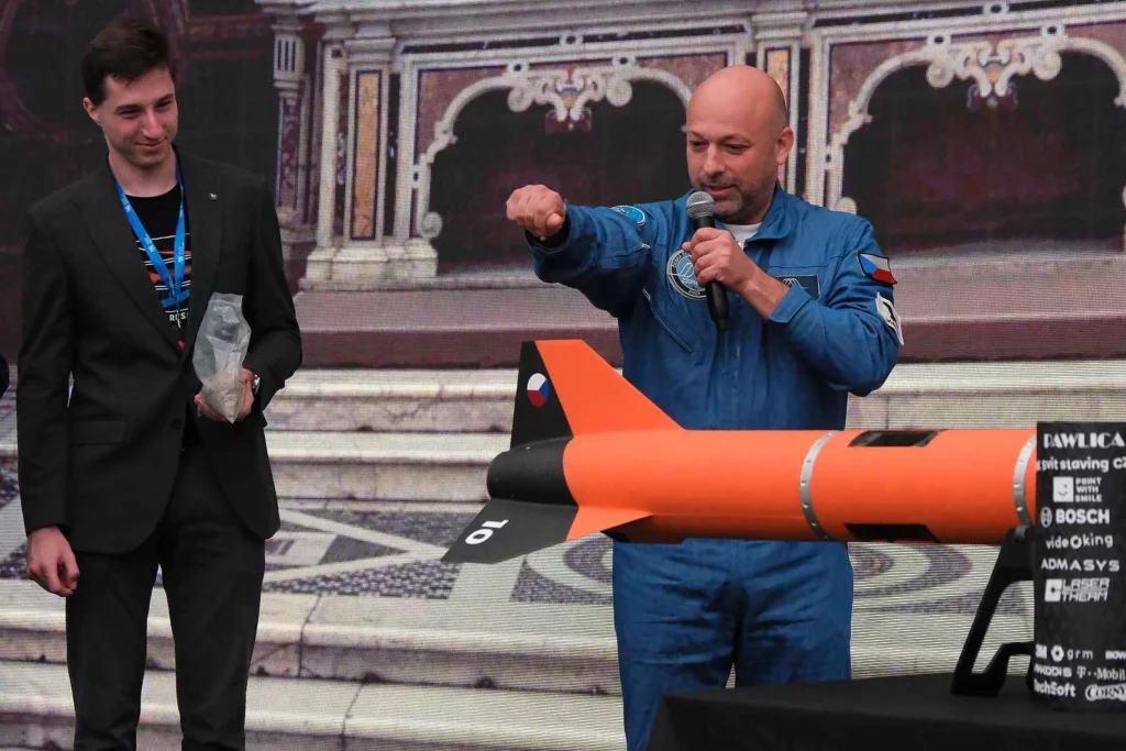 Křest rakety Andromeda: Flyout 2025